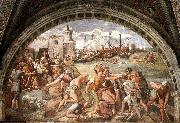 RAFFAELLO Sanzio The Battle of Ostia France oil painting artist